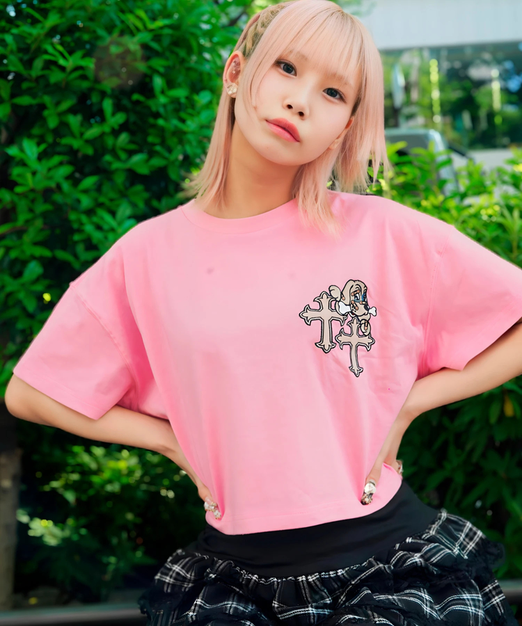 JACKROSE(ジャックローズ) |【GALFY×GALLIS ADDICTION】クロスガリノハーツTee SS(MENS/WOMENS)