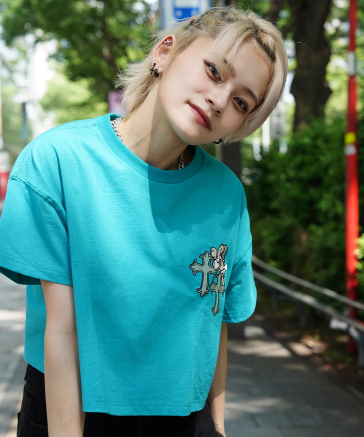 JACKROSE(ジャックローズ) |【GALFY×GALLIS ADDICTION】クロスガリノハーツTee SS(MENS/WOMENS)