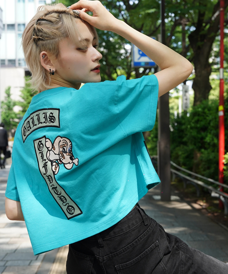 JACKROSE(ジャックローズ) |【GALFY×GALLIS ADDICTION】クロスガリノハーツTee SS(MENS/WOMENS)