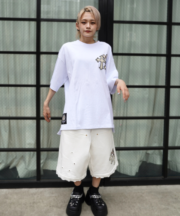 JACKROSE(ジャックローズ) |【GALFY×GALLIS ADDICTION】クロスガリノハーツTee SS(MENS/WOMENS)