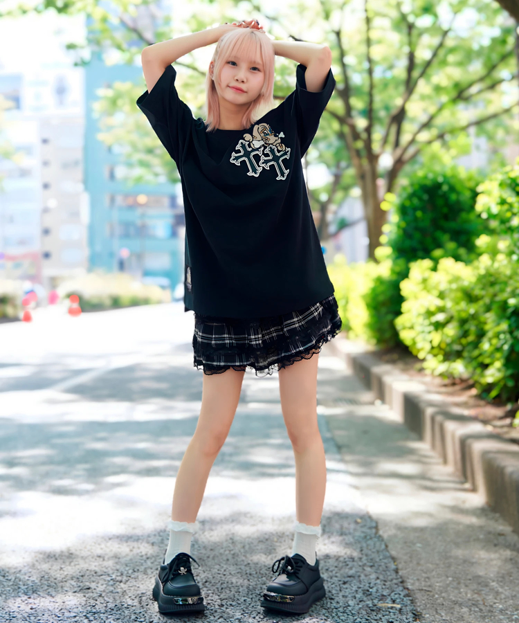 JACKROSE(ジャックローズ) |【GALFY×GALLIS ADDICTION】クロスガリノハーツTee SS(MENS/WOMENS)
