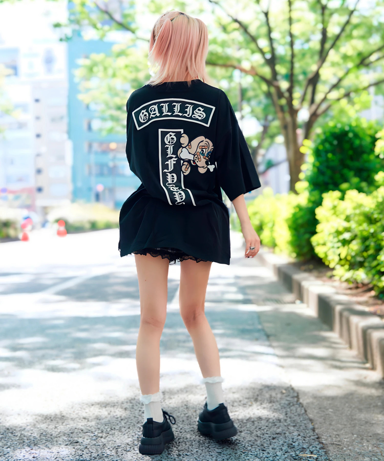 JACKROSE(ジャックローズ) |【GALFY×GALLIS ADDICTION】クロスガリノハーツTee SS(MENS/WOMENS)