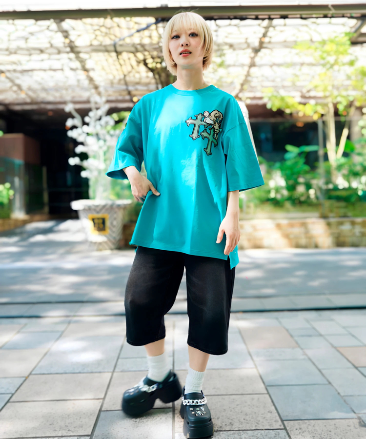 JACKROSE(ジャックローズ) |【GALFY×GALLIS ADDICTION】クロスガリノハーツTee SS(MENS/WOMENS)