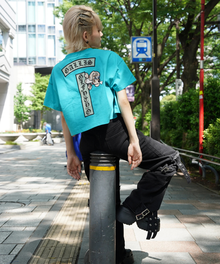 JACKROSE(ジャックローズ) |【GALFY×GALLIS ADDICTION】クロスガリノハーツTee SS(MENS/WOMENS)
