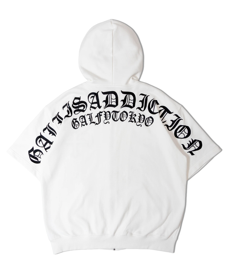 JACKROSE(ジャックローズ) |【GALFY×GALLIS ADDICTION】クロスガリノハーツ半袖パーカー*セットアップ対応(MENS/WOMENS)