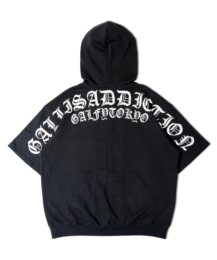 JACKROSE(ジャックローズ) |【GALFY×GALLIS ADDICTION】クロスガリノハーツ半袖パーカー*セットアップ対応(MENS/WOMENS)