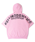 JACKROSE(ジャックローズ) |【GALFY×GALLIS ADDICTION】クロスガリノハーツ半袖パーカー*セットアップ対応(MENS/WOMENS)
