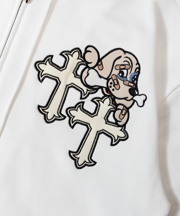 JACKROSE(ジャックローズ) |【GALFY×GALLIS ADDICTION】クロスガリノハーツ半袖パーカー*セットアップ対応(MENS/WOMENS)