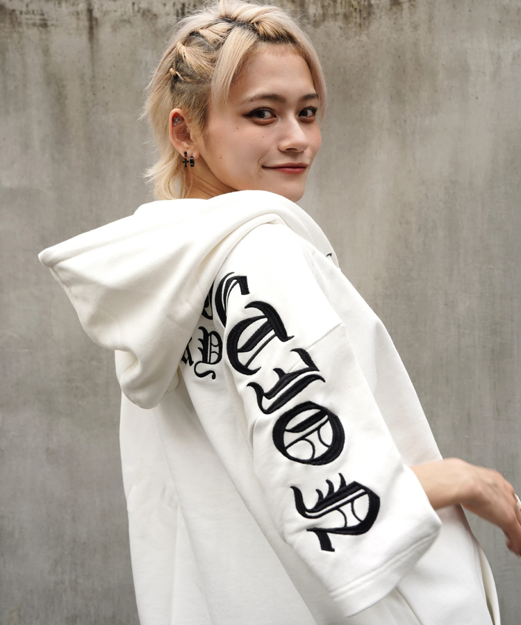 JACKROSE(ジャックローズ) |【GALFY×GALLIS ADDICTION】クロスガリノハーツ半袖パーカー*セットアップ対応(MENS/WOMENS)