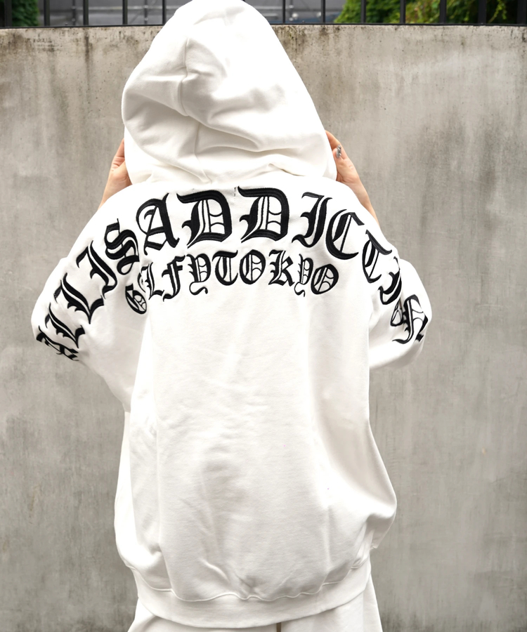 JACKROSE(ジャックローズ) |【GALFY×GALLIS ADDICTION】クロスガリノハーツ半袖パーカー*セットアップ対応(MENS/WOMENS)