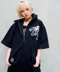 JACKROSE(ジャックローズ) |【GALFY×GALLIS ADDICTION】クロスガリノハーツ半袖パーカー*セットアップ対応(MENS/WOMENS)