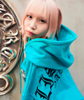 JACKROSE(ジャックローズ) |【GALFY×GALLIS ADDICTION】クロスガリノハーツ半袖パーカー*セットアップ対応(MENS/WOMENS)
