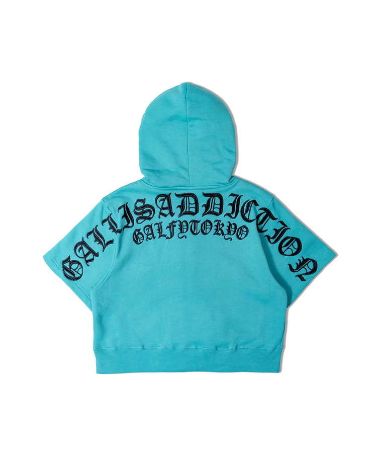 JACKROSE(ジャックローズ) |【GALFY×GALLIS ADDICTION】クロスガリノハーツ半袖パーカー*セットアップ対応(MENS/WOMENS)
