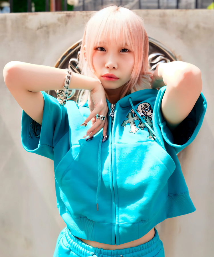 JACKROSE(ジャックローズ) |【GALFY×GALLIS ADDICTION】クロスガリノハーツ半袖パーカー*セットアップ対応(MENS/WOMENS)