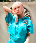JACKROSE(ジャックローズ) |【GALFY×GALLIS ADDICTION】クロスガリノハーツ半袖パーカー*セットアップ対応(MENS/WOMENS)