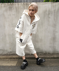 JACKROSE(ジャックローズ) |【GALFY×GALLIS ADDICTION】クロスガリノハーツ半袖パーカー*セットアップ対応(MENS/WOMENS)