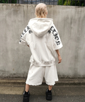 JACKROSE(ジャックローズ) |【GALFY×GALLIS ADDICTION】クロスガリノハーツ半袖パーカー*セットアップ対応(MENS/WOMENS)