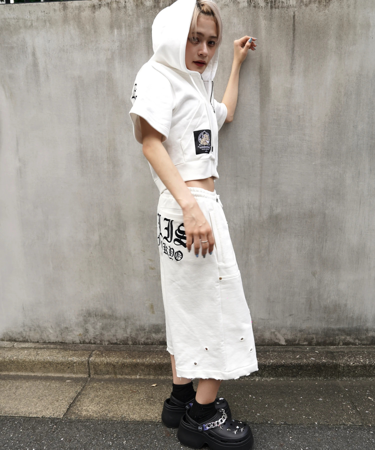 JACKROSE(ジャックローズ) |【GALFY×GALLIS ADDICTION】クロスガリノハーツ半袖パーカー*セットアップ対応(MENS/WOMENS)