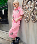 JACKROSE(ジャックローズ) |【GALFY×GALLIS ADDICTION】クロスガリノハーツ半袖パーカー*セットアップ対応(MENS/WOMENS)