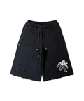 JACKROSE(ジャックローズ) |【GALFY×GALLIS ADDICTION】クロスガリノハーツハーフパンツ*セットアップ対応(MENS/WOMENS)