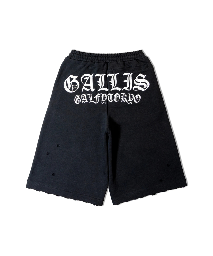 JACKROSE(ジャックローズ) |【GALFY×GALLIS ADDICTION】クロスガリノハーツハーフパンツ*セットアップ対応(MENS/WOMENS)