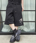 JACKROSE(ジャックローズ) |【GALFY×GALLIS ADDICTION】クロスガリノハーツハーフパンツ*セットアップ対応(MENS/WOMENS)