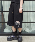 JACKROSE(ジャックローズ) |【GALFY×GALLIS ADDICTION】クロスガリノハーツハーフパンツ*セットアップ対応(MENS/WOMENS)