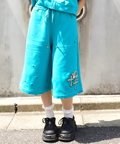 JACKROSE(ジャックローズ) |【GALFY×GALLIS ADDICTION】クロスガリノハーツハーフパンツ*セットアップ対応(MENS/WOMENS)