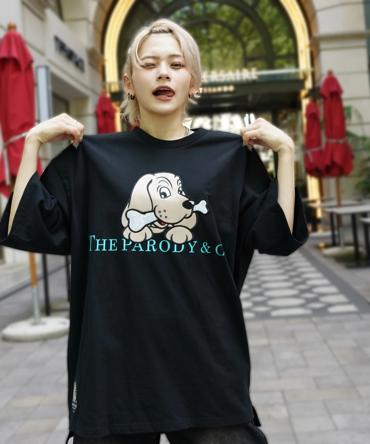 GALFY×GALLIS ADDICTION】骨キラキラ&co.Tee SS(MENS)｜ファッション