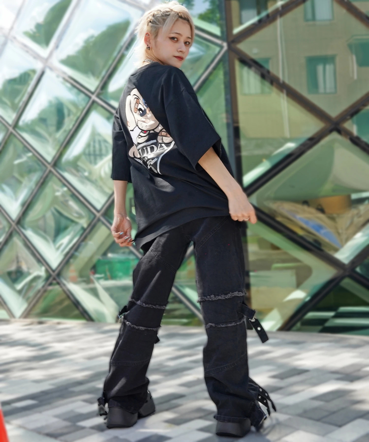 JACKROSE(ジャックローズ) |【GALFY×GALLIS ADDICTION】INUDA三角マークTee SS(MENS)