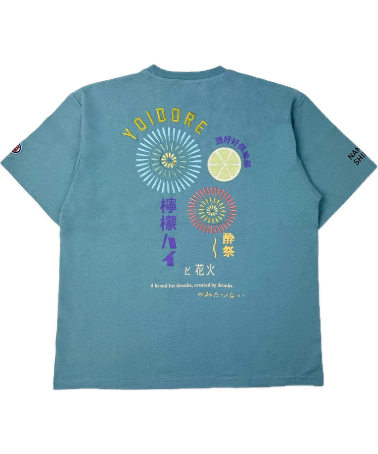 JACKROSE(ジャックローズ) |YOIDORE/酔いどれ レモンハイと花火 SS TEE(MENS)