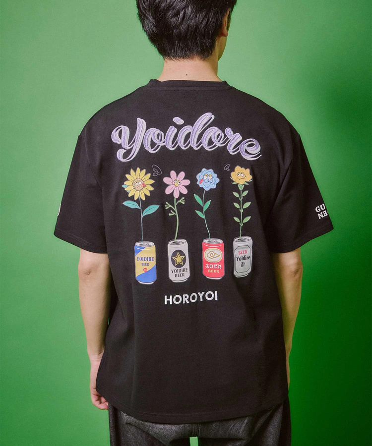 JACKROSE(ジャックローズ) |YOIDORE/酔いどれ 酔っ払いフラワー SS TEE(MENS)
