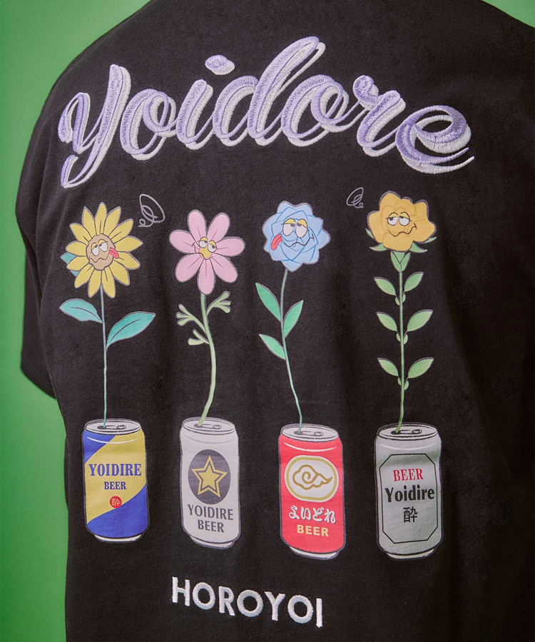 JACKROSE(ジャックローズ) |YOIDORE/酔いどれ 酔っ払いフラワー SS TEE(MENS)