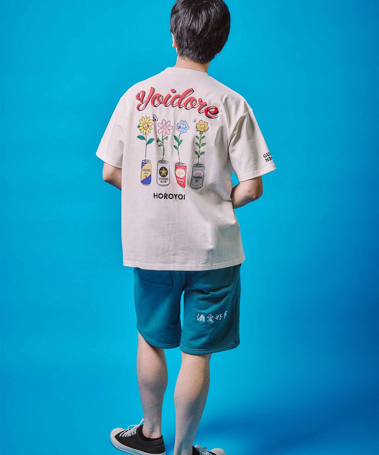 JACKROSE(ジャックローズ) |YOIDORE/酔いどれ 酔っ払いフラワー SS TEE(MENS)