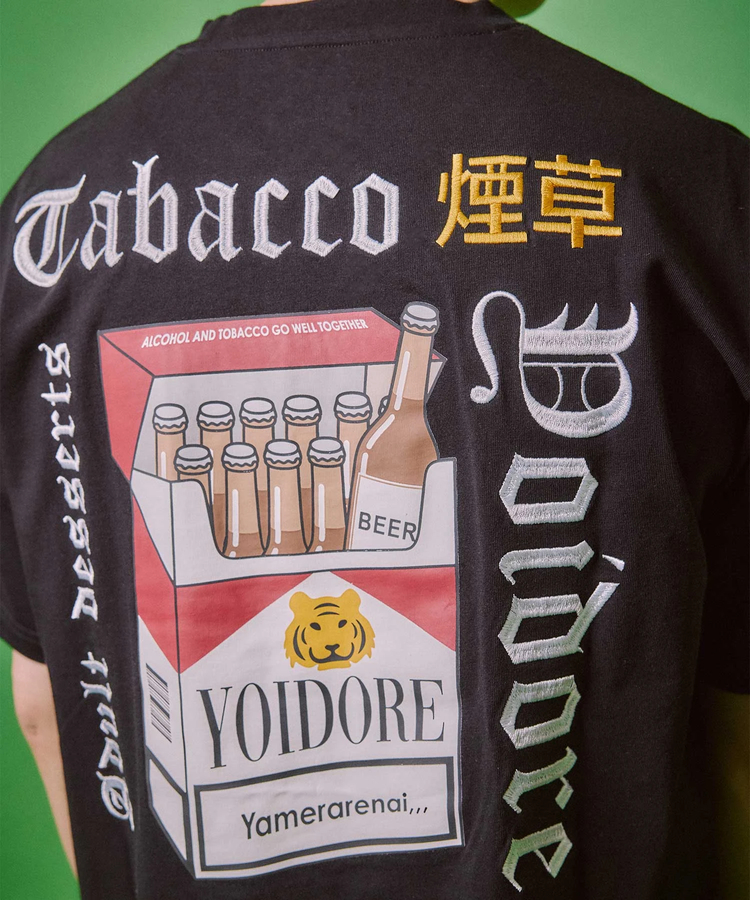JACKROSE(ジャックローズ) |YOIDORE/酔いどれ 酒とタバコ SS TEE(MENS)