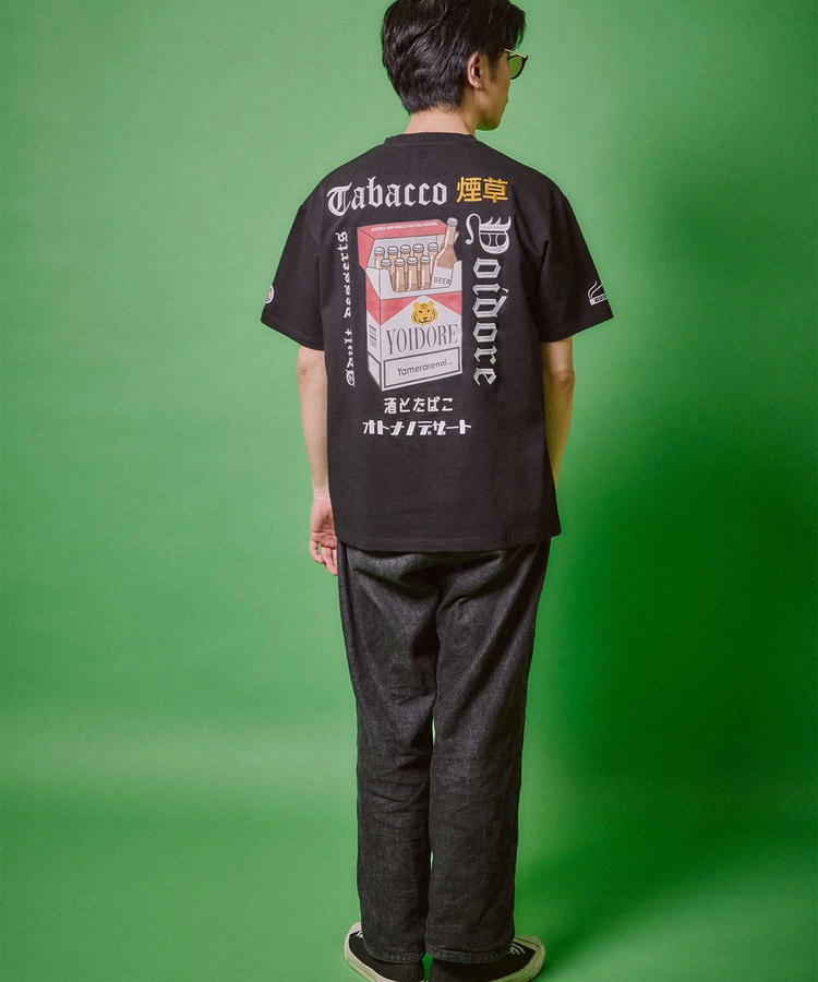 JACKROSE(ジャックローズ) |YOIDORE/酔いどれ 酒とタバコ SS TEE(MENS)