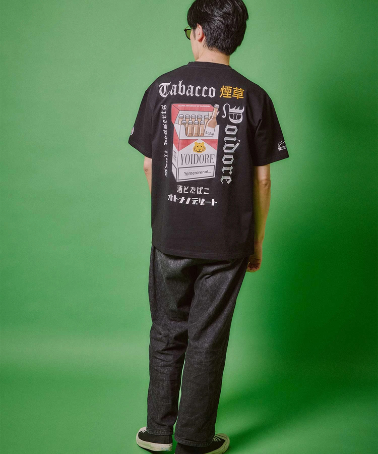 JACKROSE(ジャックローズ) |YOIDORE/酔いどれ 酒とタバコ SS TEE(MENS)