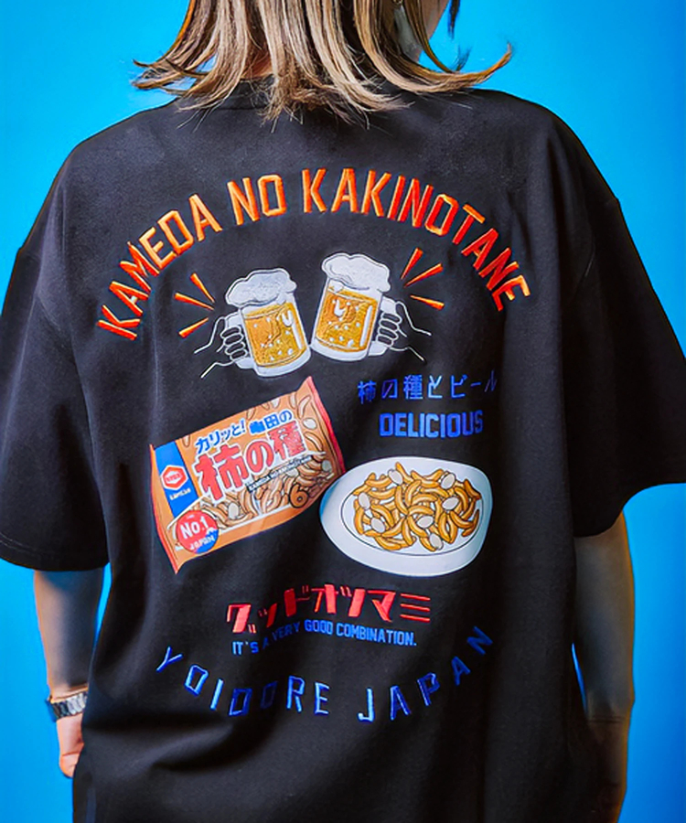 JACKROSE(ジャックローズ) |YOIDORE/酔いどれ 柿の種コラボ SS TEE(MENS)