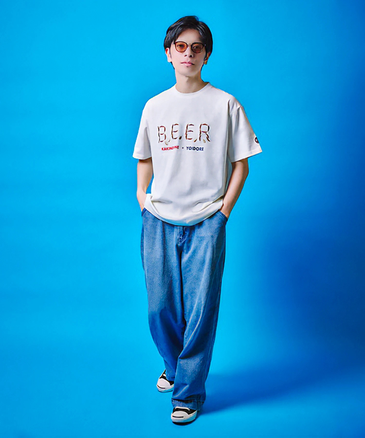JACKROSE(ジャックローズ) |YOIDORE/酔いどれ 柿の種コラボ SS TEE(MENS)