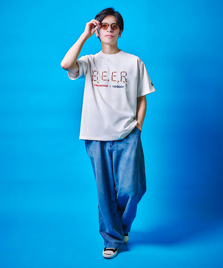 JACKROSE(ジャックローズ) |YOIDORE/酔いどれ 柿の種コラボ SS TEE(MENS)