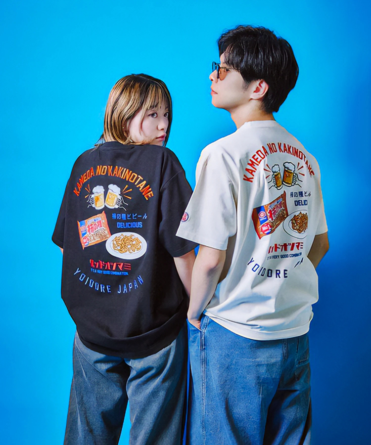JACKROSE(ジャックローズ) |YOIDORE/酔いどれ 柿の種コラボ SS TEE(MENS)