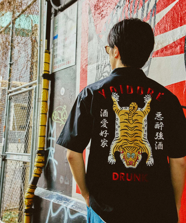 JACKROSE(ジャックローズ) |YOIDORE/酔いどれ 酔虎 SSシャツ(MENS)