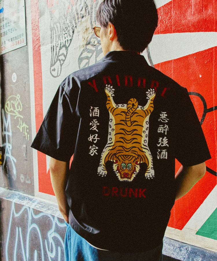 JACKROSE(ジャックローズ) |YOIDORE/酔いどれ 酔虎 SSシャツ(MENS)