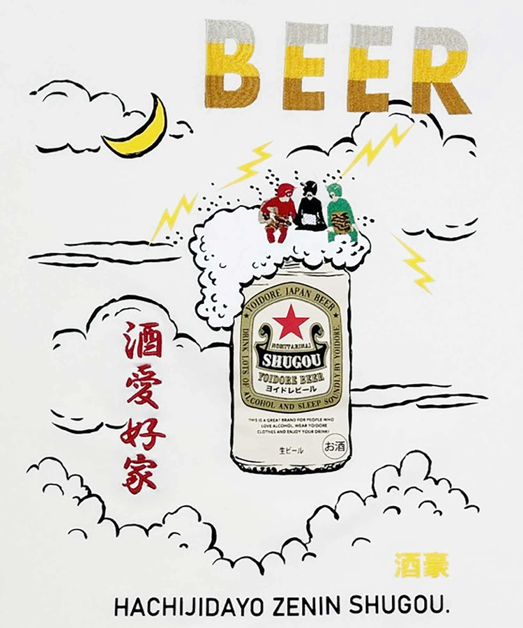 JACKROSE(ジャックローズ) |YOIDORE/酔いどれ KAMINARISAMA SS TEE2(MENS)