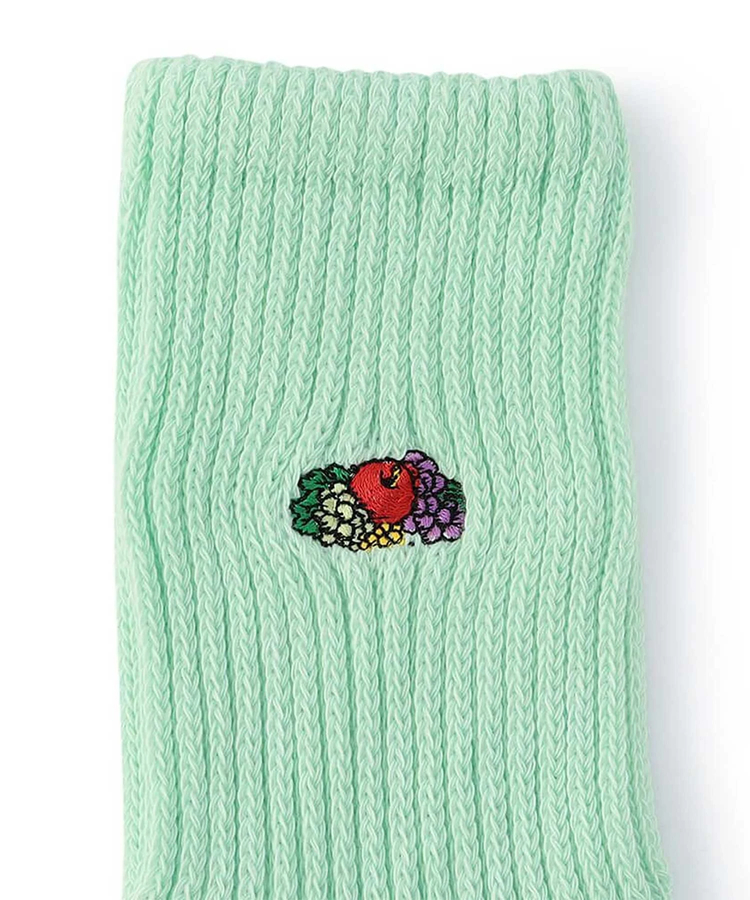 JACKROSE(ジャックローズ) |FRUIT OF THE LOOM/フルーツオブザルーム ゆる刺繍Aクォーターソックス3P