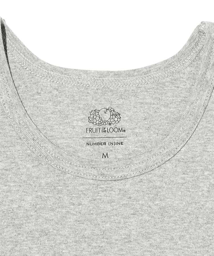 Number (N) ine タンクトップ グレー FRUIT OF THE LOOM × NUMBER (N)INE “2 PACK TANK TOPS