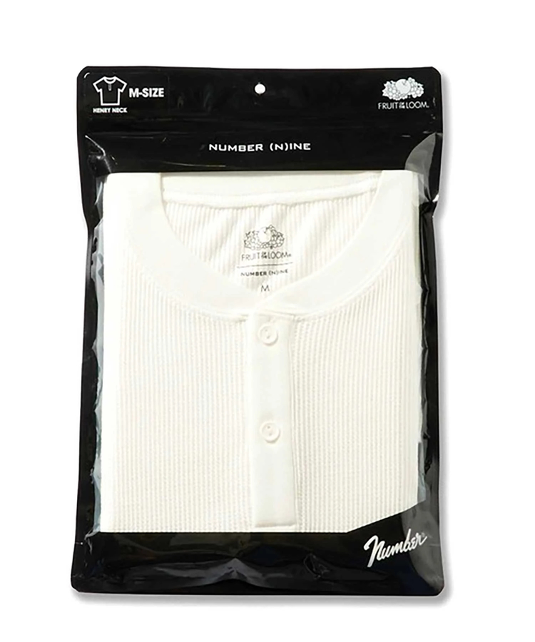 JACKROSE(ジャックローズ) |FTL×NUMBER(N)INE/フルーツオブザルーム×ナンバーナイン パック ヘンリーネック SS T-SHIRTS(MENS)