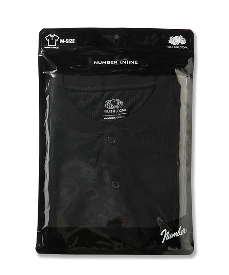 JACKROSE(ジャックローズ) |FTL×NUMBER(N)INE/フルーツオブザルーム×ナンバーナイン パック ヘンリーネック SS T-SHIRTS(MENS)