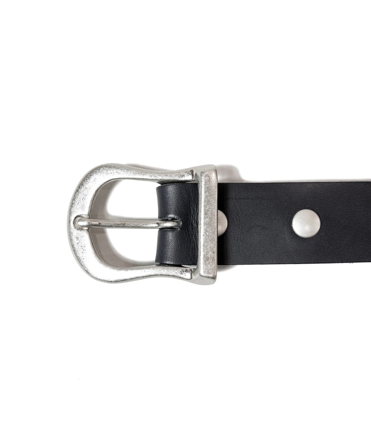 JACKROSE(ジャックローズ) |Butler Verner Sails/バトラーバーナーセイルズ ニッケル艶消しバックル 35mm巾本ヌメベルト