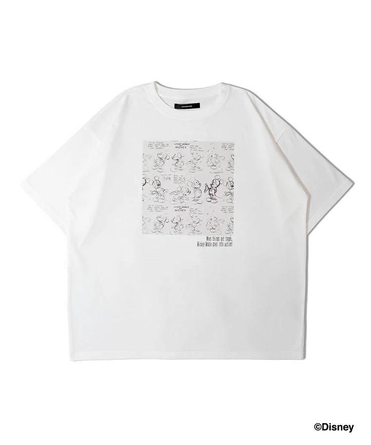 JACKROSE(ジャックローズ) |Mickey BOXプリントSS Tシャツ(MENS)